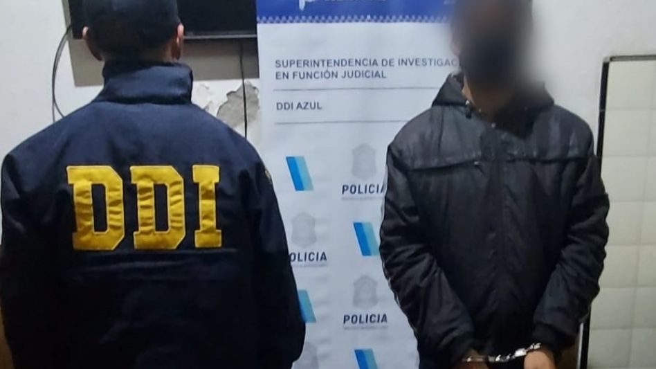 Una denuncia que data de abril pasado derivó hace tres días en la detención del acusado, un azuleño que tiene 28 años. DDI AZUL/PBA