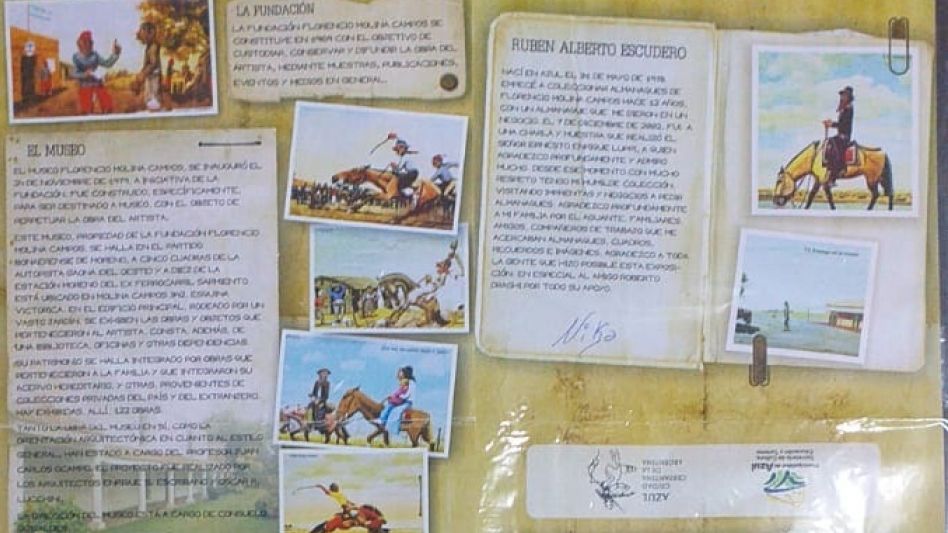 A diez años de la primera   muestra de Molina Campos