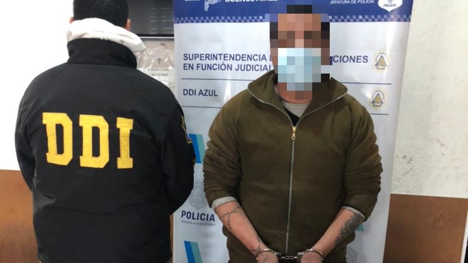 Un ?delito continuado? de abuso sexual en perjuicio de una joven, que comenzó a sufrir esos hechos cuando era niña, le están imputando a un azuleño que fue detenido anteayer.  DDI AZUL/PBA