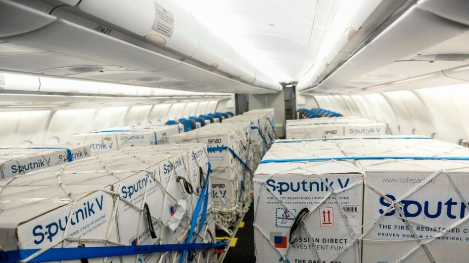 Llegan dosis desde Rusia y reactivo para fabricarlo en el país