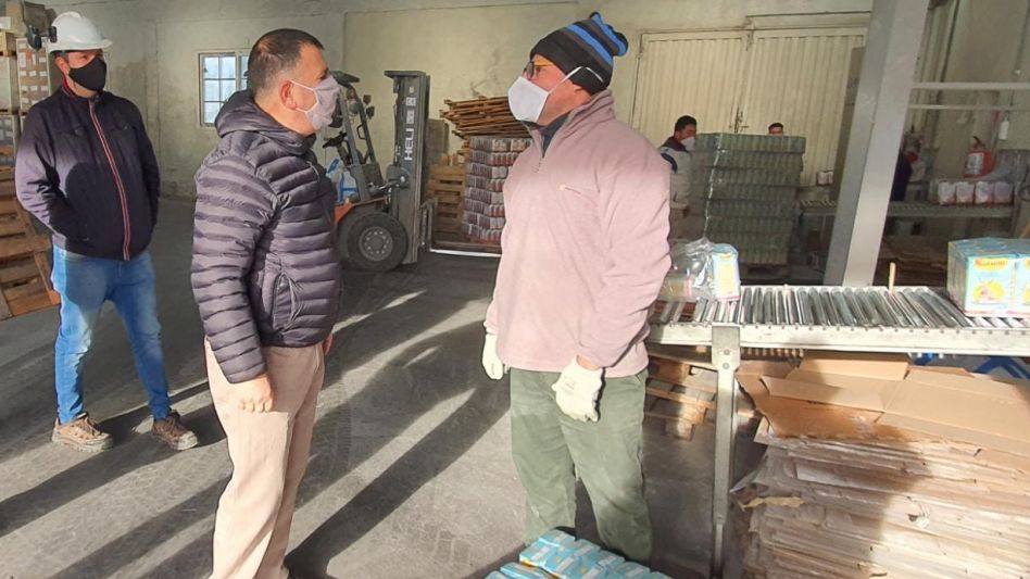 El intendente Bertellys saludó a los trabajadores molineros en su día