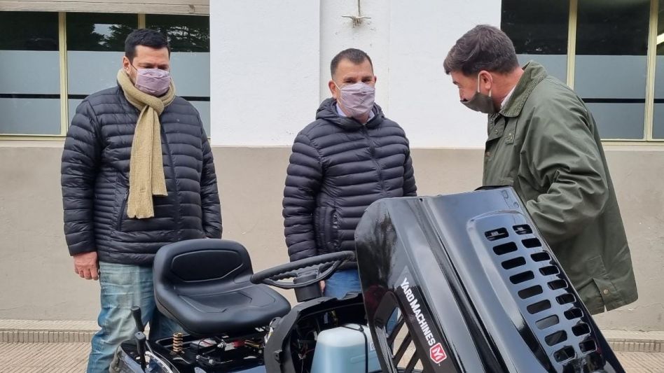 Visita del intendente Bertellys a Chillar