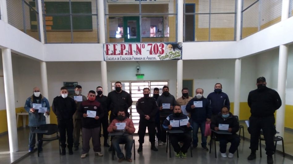 Varias fueron las propuestas educativas para los privados de la libertad de la cárcel de General Alvear.  SERVICIO PENINTENCIARIO BONAERENSE. 