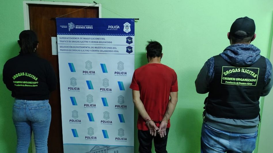 El acusado de esta infracción a la Ley 23.737 se encuentra privado de la libertad desde el pasado 13 de junio.  ARCHIVO/DROGAS ILÍCITAS AZUL/PBA