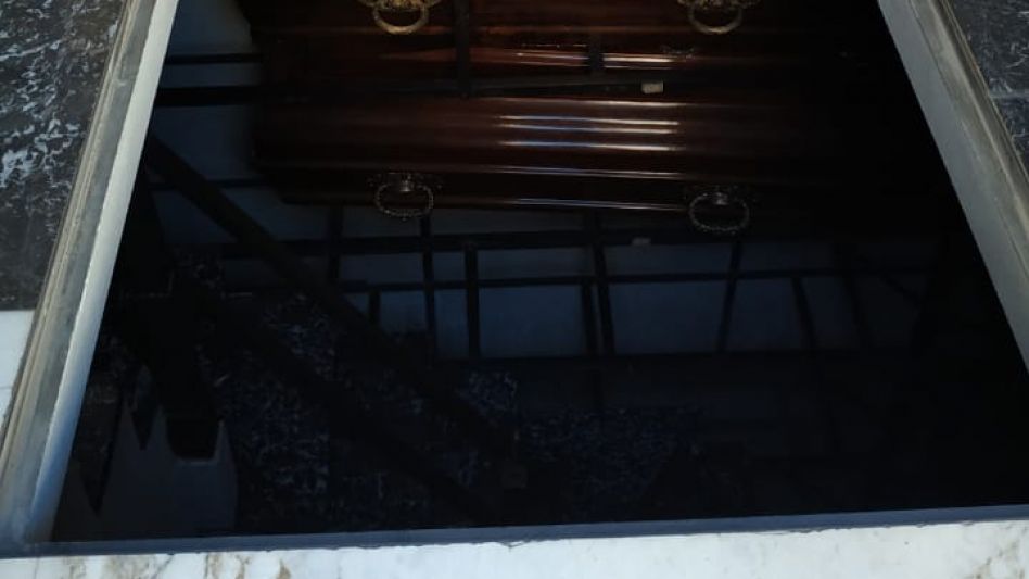    Indignación por un robo en una bóveda del cementerio 