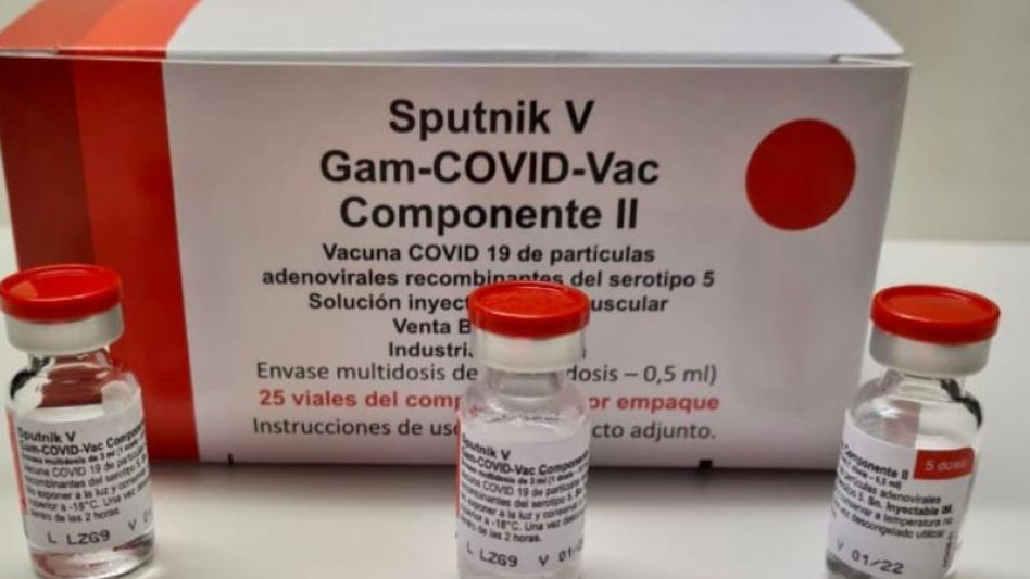 Richmond terminó de producir 153.441 dosis del componente 2 de Sputnik V