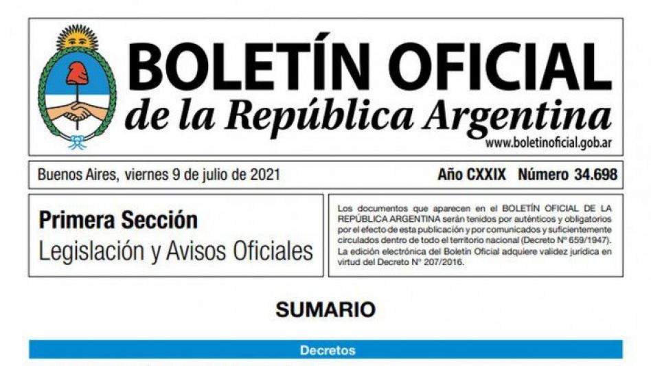 Covid-19: éste es el DNU que prorroga las restricciones hasta el 6 de agosto