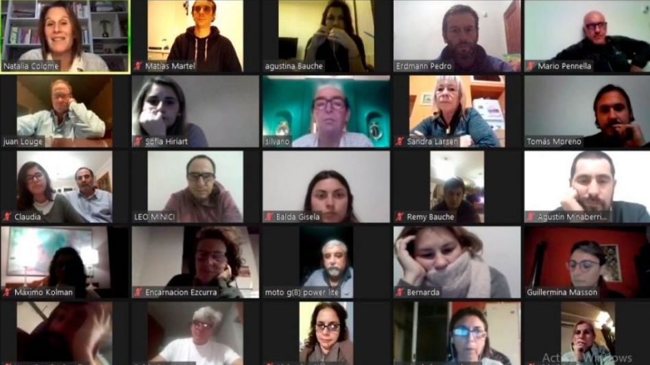 Se realizó la primera reunión virtual de Podemos Azul