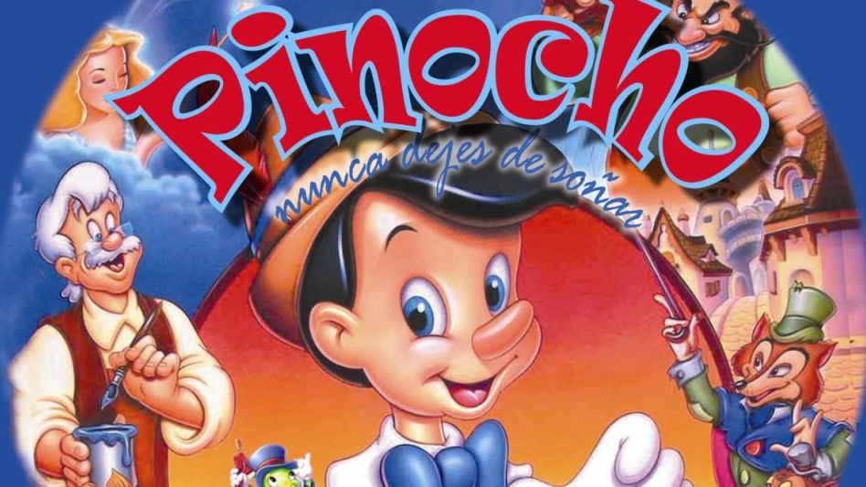 Pinocho nunca dejes de soñar. El domingo 25 de julio, en vacaciones de invierno, se presentará este show para niños.    
