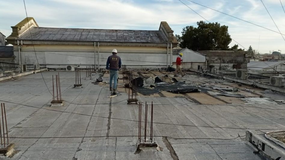 Obras en el Hospital Pintos