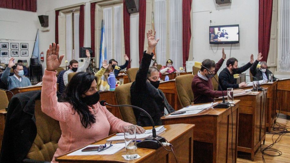  Un tramo de la décima sesión ordinaria que se concretó en la tarde de ayer. ANGIE DÍAZ JACQUOT