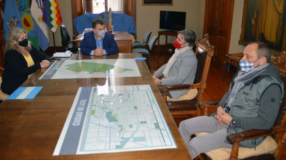 El Intendente se reunió con autoridades de la Cruz Roja