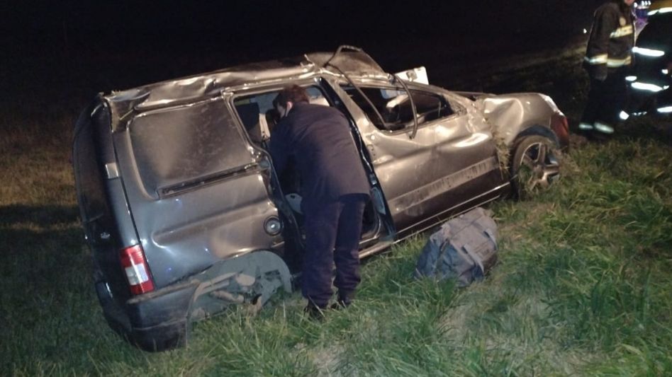 Murió una vecina de Chillar por el   vuelco de un utilitario en la Ruta 3