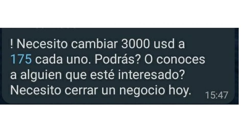 Este mensaje es totalmente falso. Lo utilizan 