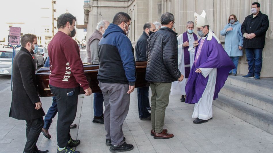 Los restos de Monseñor Emilio Bianchi   di Cárcano ya descansan en esta ciudad 