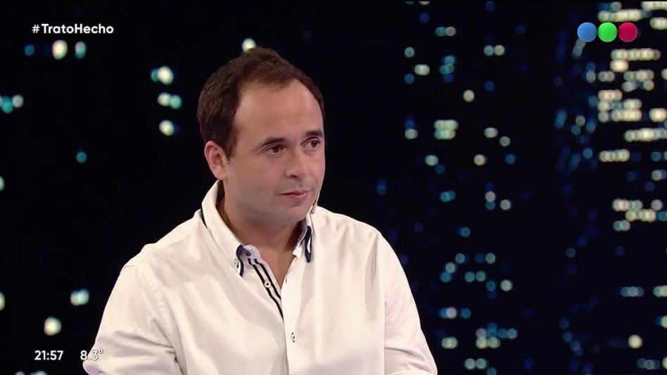 Agustín Alarcón  -papá de Agustina, la pequeña de siete años que fue diagnosticada con leucemia y que está afrontando actualmente un tratamiento en La Plata.