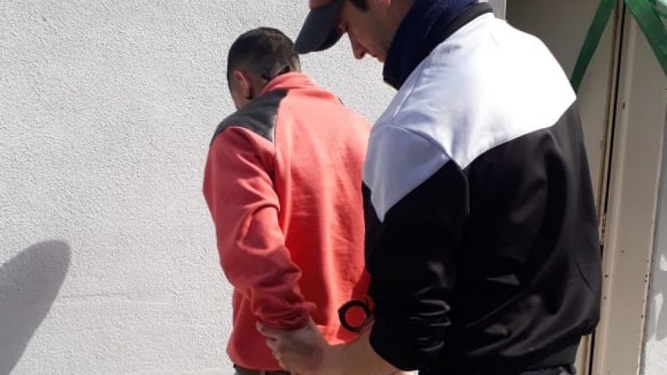 Marcos Ramiro Ponce, el azuleño procesado por este femicidio, había sido detenido el 29 de agosto del año pasado.  ARCHIVO/SECCIONAL PRIMERA AZUL/PBA