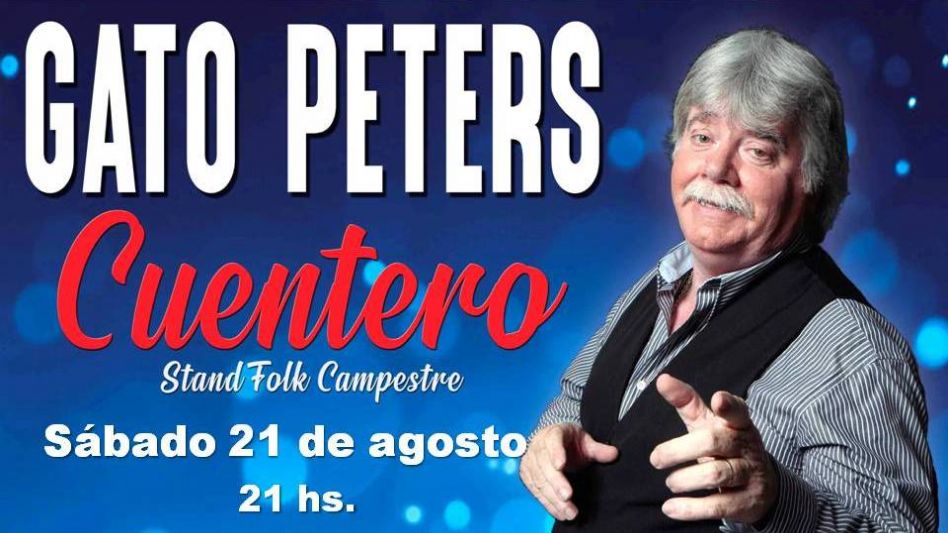 Gato Peters presenta su nuevo show "Cuentero"