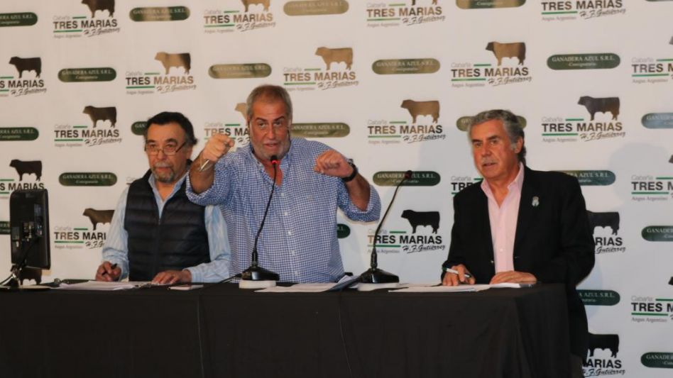 Julio Ruiz, Enrique Adrogué y Francisco Gutiérrez en Tres Marías 2021. 