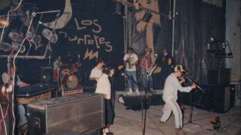 Año 1988.Mi primer Teatro Español con mi primera banda 