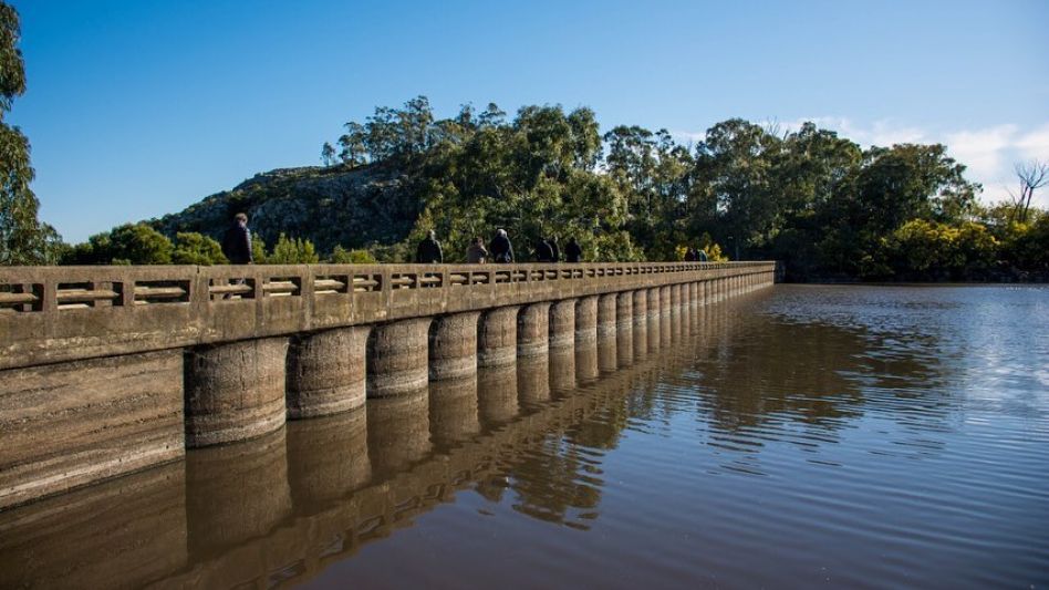 El Dique que está ubicado en la reserva natural de Boca de las Sierras, donde se trabaja para lograr que se pueda crear un circuito turistico.