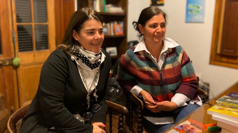 Arias y Tancredi. Amigas desde chicas, cuando regresaron a Azul ya recibidas y con sus respectivas familias se reencontraron. 
