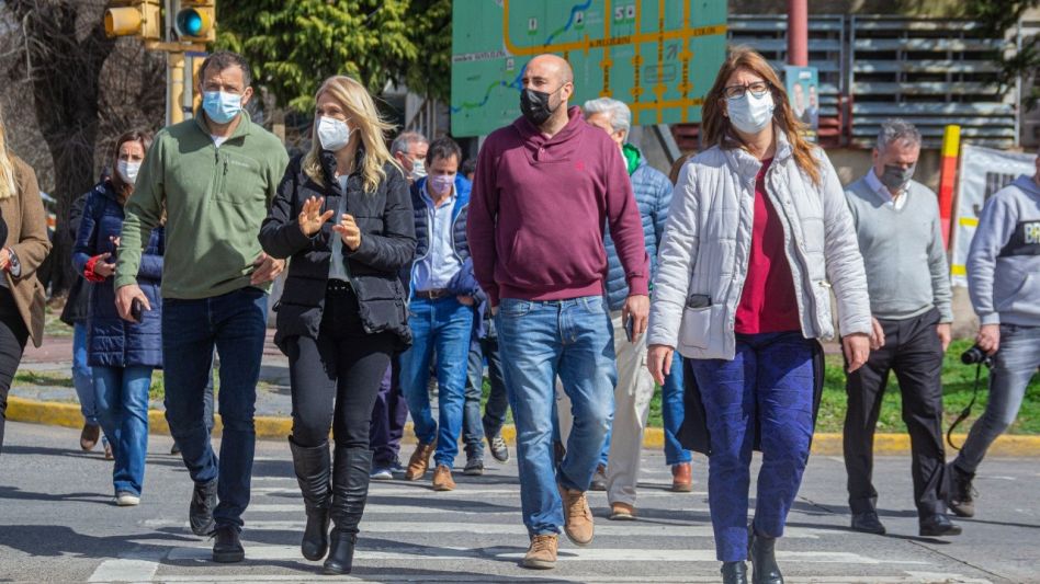 Estuvo ayer en Azul la vicegobernadora de la provincia de Buenos Aires, Verónica Magario. N. MURCIA.