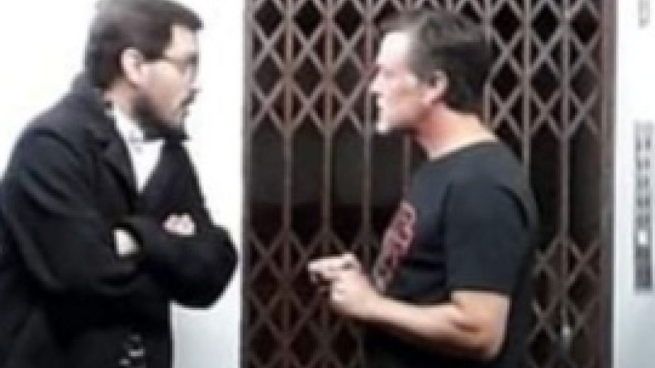 Los actores Javier Bories e Ignacio Cadierno desarrollan a partir de un conflicto simple una alegoría social en la que no se descartan la crítica ni el humor.