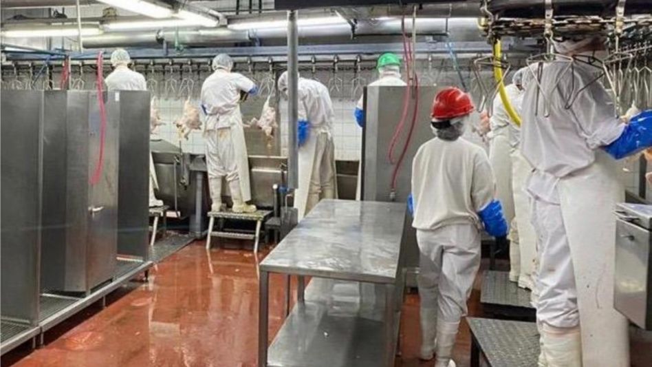Establecimiento Frigorífico Azul, una de las principales industrias de la ciudad
