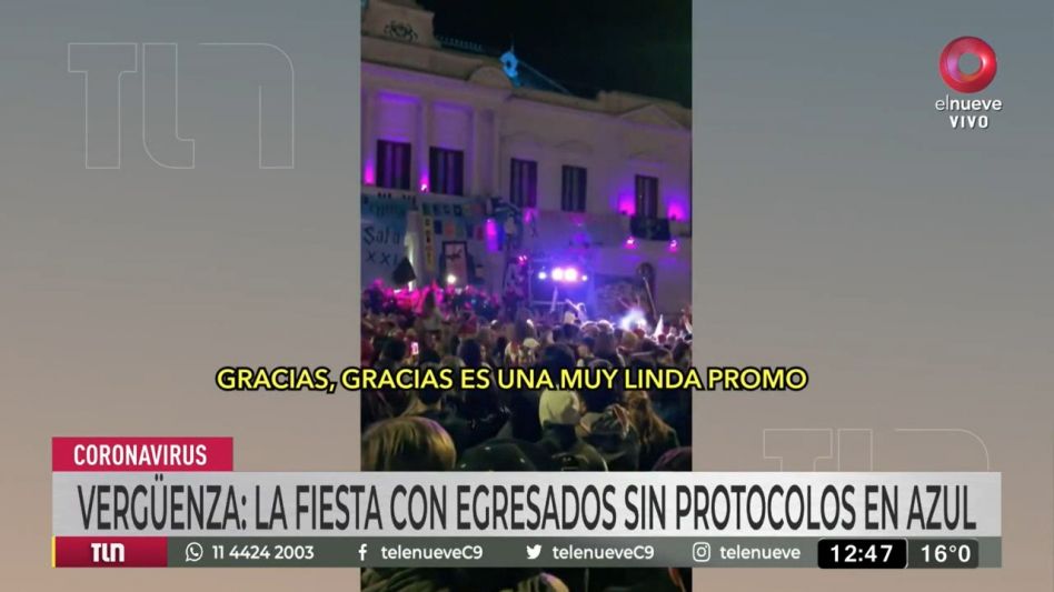 CAPTURA DE PANTALLA. TRANSMISIÓN CANAL 9