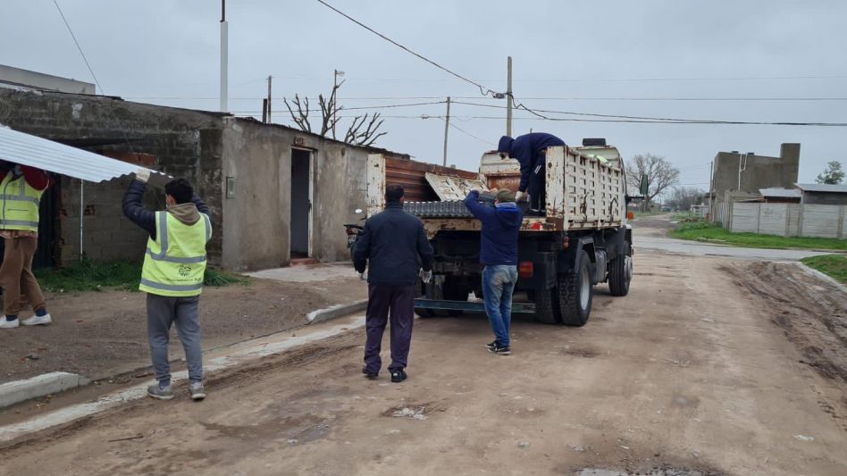 Trabajos para dar respuesta a los inconvenientes provocados por la tormenta