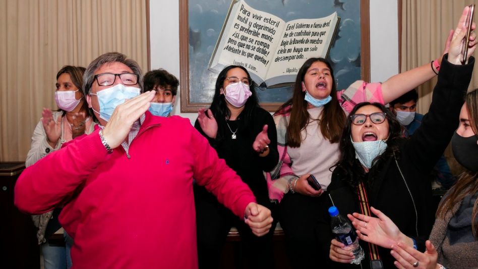 Comité Radical: escenario anoche del 