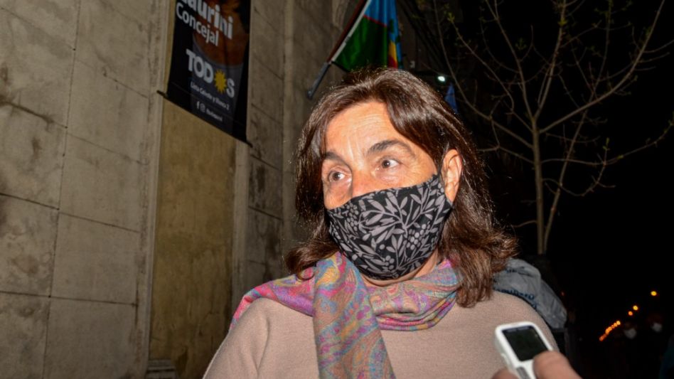 Con el 95% de las mesas escrutadas, María Inés Laurini logró una contundente victoria alcanzando el 81% de las voluntades y le ganó la interna a Nicolás Cartolano. ADRIÁN GELOSI