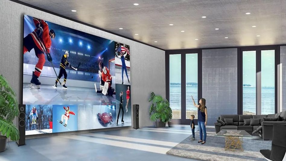 El televisor de 325 pulgadas y una resolución 8K