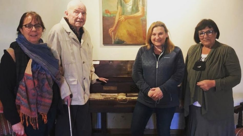 ?Tato? Boudron estuvo de visita el miércoles por la tarde por el Museo.   INSTAGRAM MUSEO SQUIRRU 
