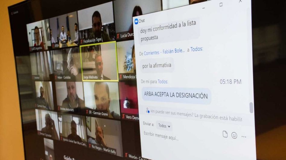 El director ejecutivo de ARBA, Cristian Girard, formó parte de la asamblea que eligió a la provincia de Buenos Aires para la presidencia del CeATS durante los próximos dos años.