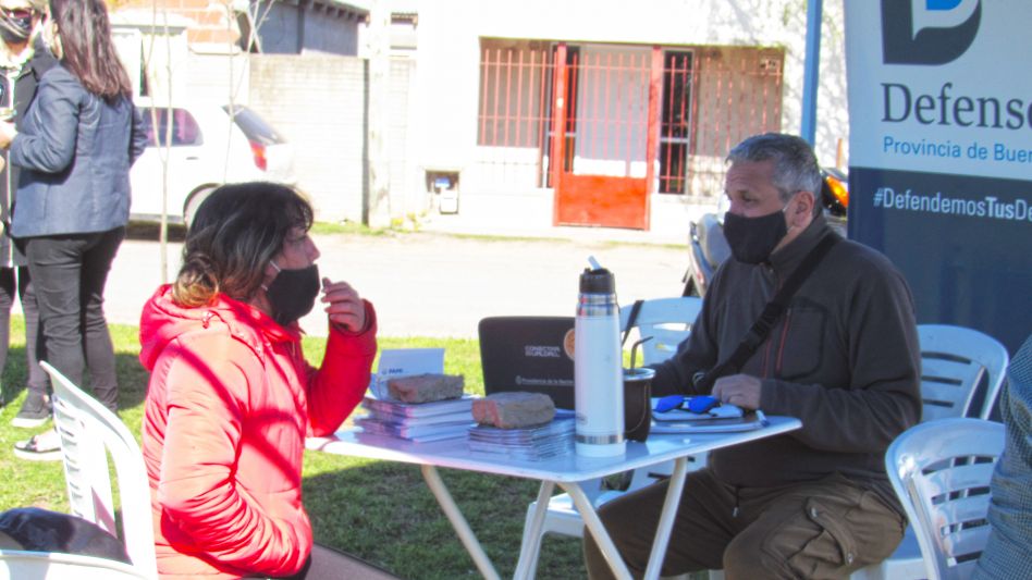 El Frente de Todos llevó ayer el programa el ?Estado en tu Barrio? a la zona de Villa Piazza Sur.  PRENSA FRENTE DE TODOS 