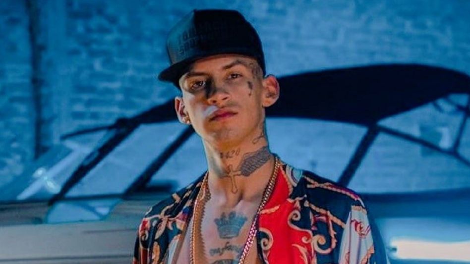 L-Gante, cuyo nombre verdadero es Elián Ángel Valenzuela, es un cantante argentino de cumbia villera y reggaetón. ARCHIVO WEB 