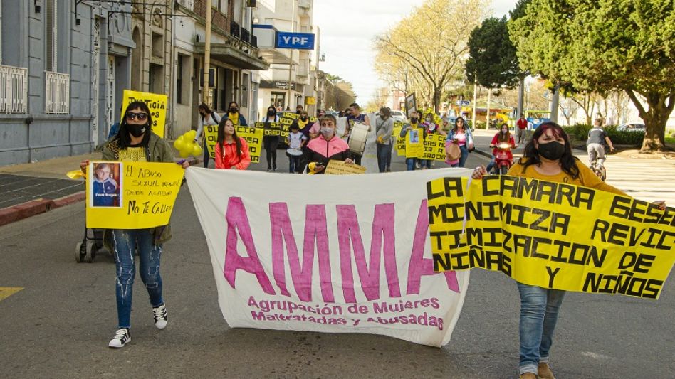 Integrantes de AMMA reunidas el pasado miércoles con el fiscal General Marcelo Sobrino. GENTILEZA AMMA