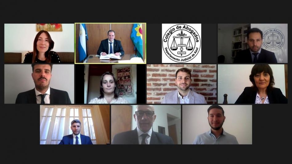 El martes 28 de septiembre se realizó una nueva ceremonia de jura virtual de nuevos matriculados del Colegio de Abogados Departamental. PRENSA CAA 