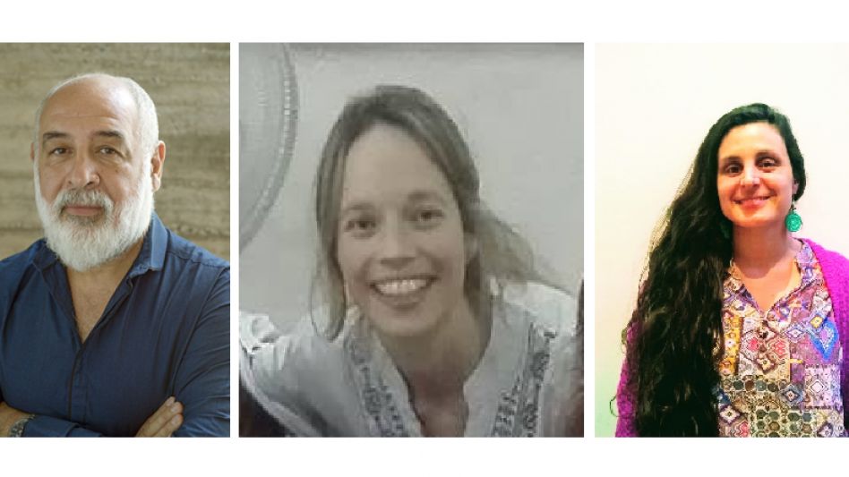 Gustavo Bombin, Mónica Andrea Codecido y Nadia Jiménez. 