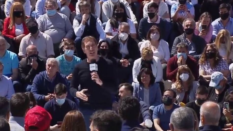 Santilli y Manes en Tigre: "En las PASO los bonaerenses dijeron basta"