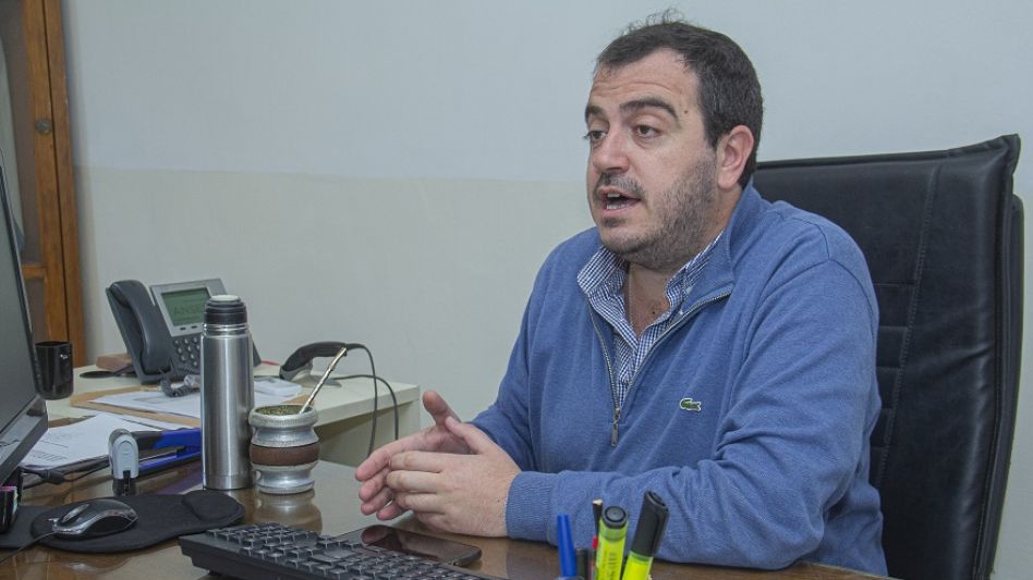 Xavier Cabrera Cisneros, director ejecutivo de ANSES Azul el día que recibió en su oficina a diario EL TIEMPO.    NICOLAS MURCIA 