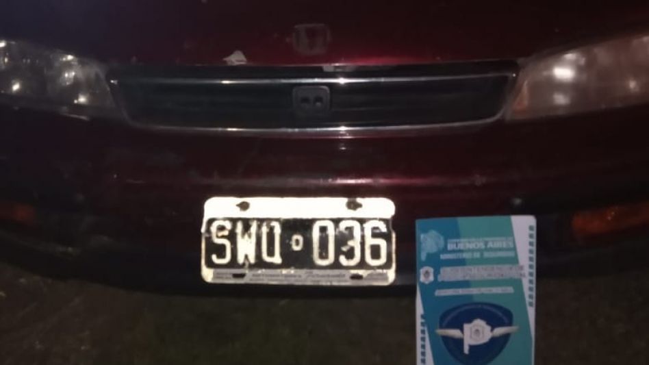 Un Honda Accord, el automóvil en el que viajaba el ahora acusado por esta infracción a la ley de estupefacientes. 