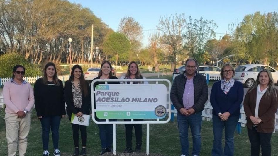 El jueves por la tarde, se realizó un acto mediante el cual se dejó inaugurado un juego inclusivo en el Parque Agesilao Milano, en el marco de la semana de la NO discriminación. AGENCIA GENERAL ALVEAR
