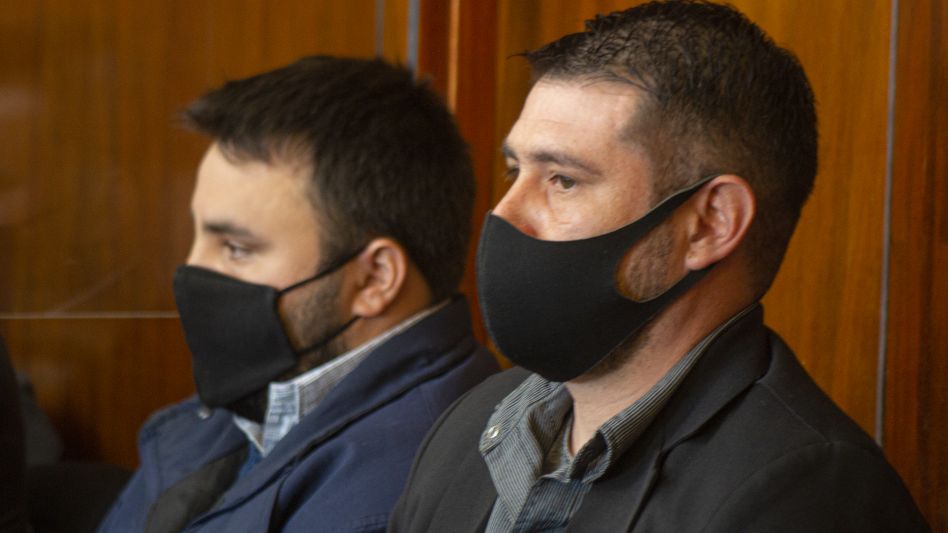 Los imputados por las muertes de Los Agustines. Para uno de ellos, desde la Acusación se pidió ayer una condena como el autor de los homicidios culposos de ambos menores. 
