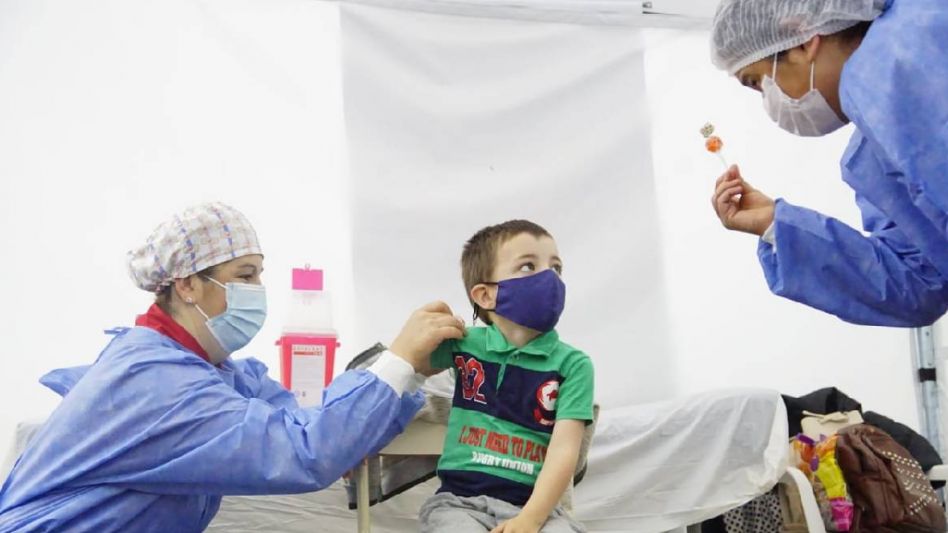 La Provincia ya envía turnos para la segunda dosis de chicos de 3 a 11 años