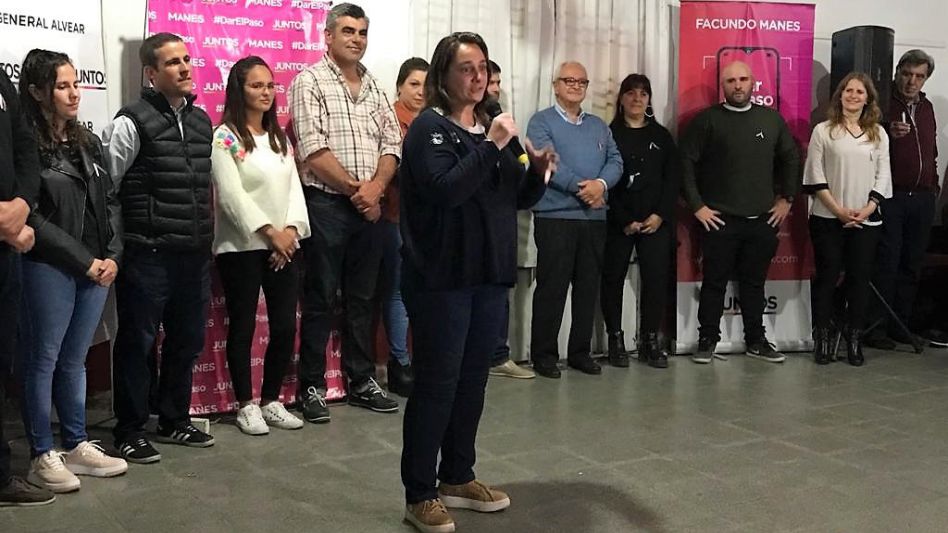 Lorena Mandagarán estuvo en el lanzamiento de Juntos en Alvear