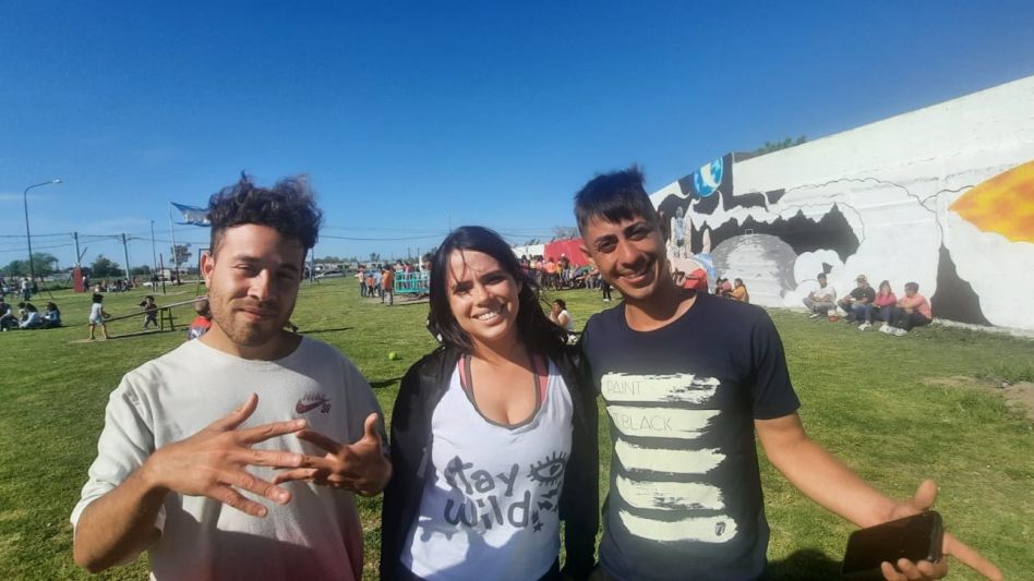 César Po, Jessica Córdoba y Francisco Sosa.   PRENSA MUNICIPAL