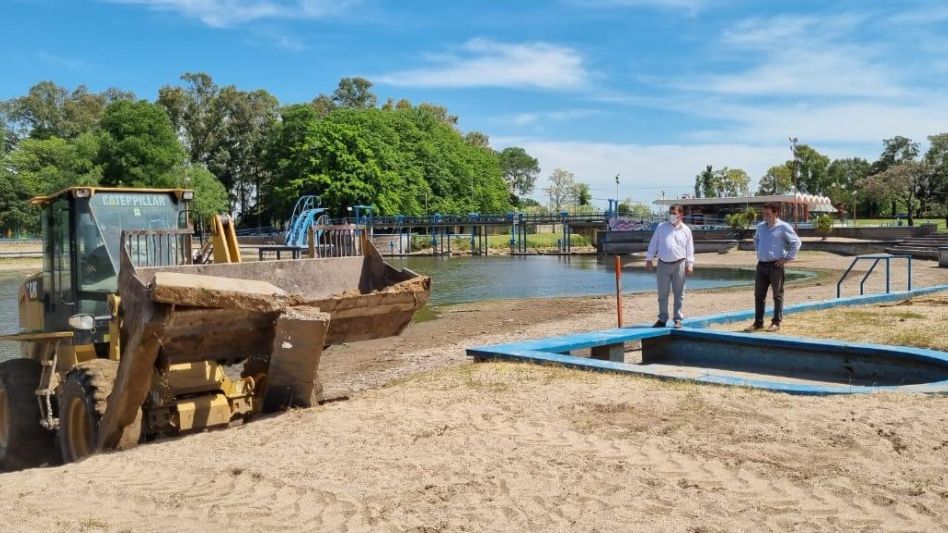 Preparan el balneario   para la temporada